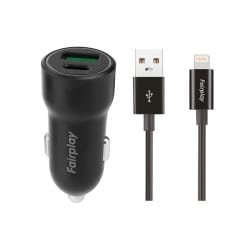 Pack chargeur voiture 20W avec câble lightning photo 1