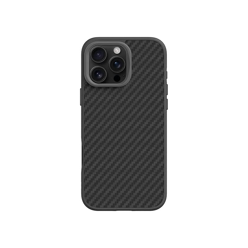 Coque RHINOSHIELD SolidSuit pour iPhone 16 Pro Max - Carbon photo 1