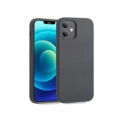 Coque en silicone noir pour Redmi A3 intérieur en microfibres