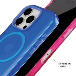 Coque RHINOSHIELD JellyTint pour iPhone 16 Pro Max - Bleu