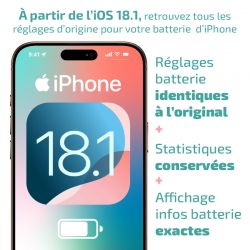 Kit de réparation avec batterie iPhone 11 Pro Max Haute Capacité