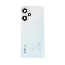 Coque arrière blanche irisée pour Xiaomi Poco F5 photo 1