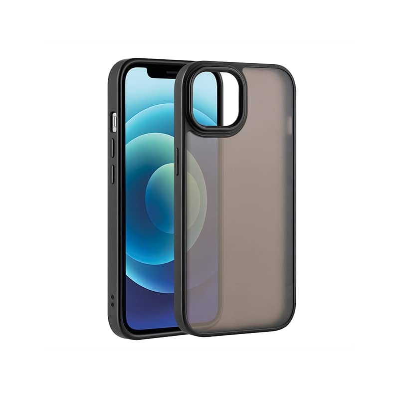 Coque effet satin mat Noir pour iPhone 11 photo 1