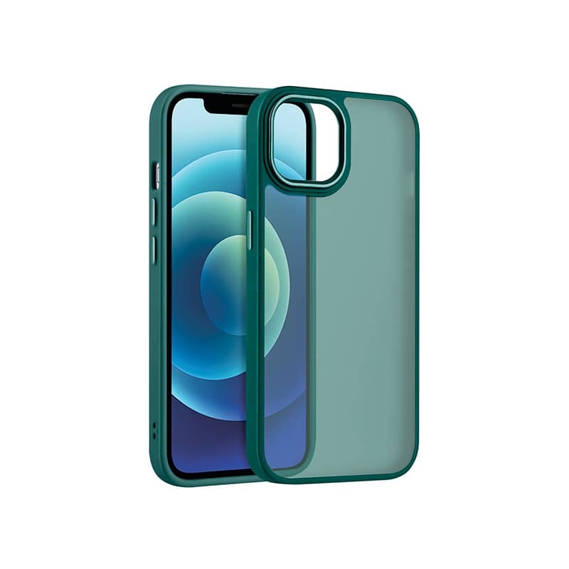 Coque effet satin mat Vert Forêt pour iPhone 11 photo 1