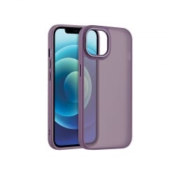 Coque effet satin mat Violet Sombre pour iPhone 11 photo 1