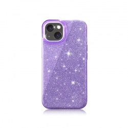 Coque strass Violet pour iPhone 16 photo 1