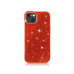 Coque strass Rouge pour iPhone 16 photo 1