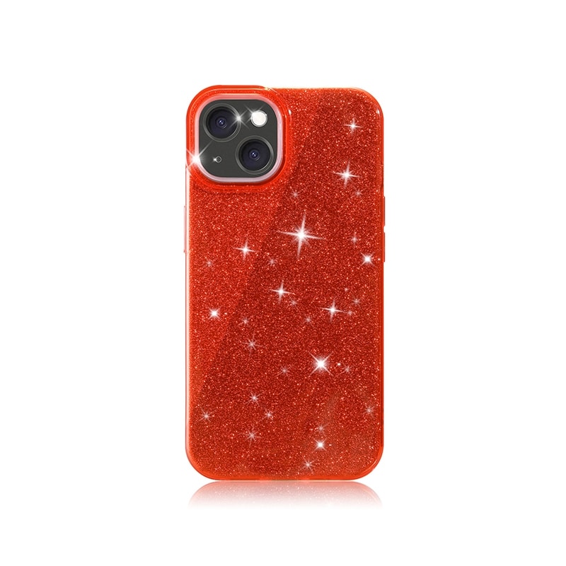 Coque strass Rouge pour iPhone 16 photo 1