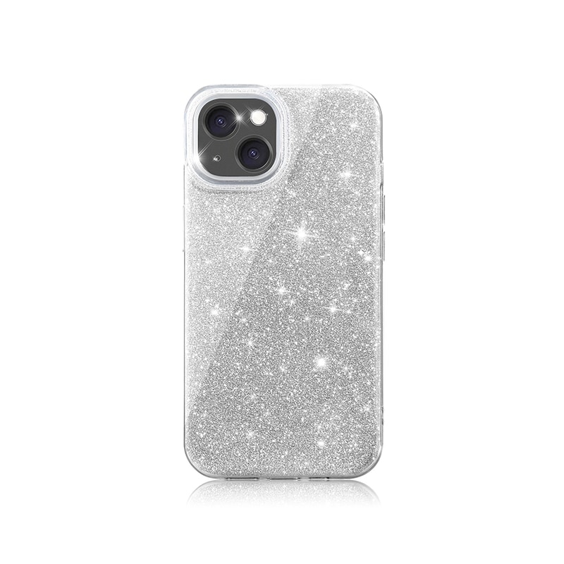 Coque strass Argent pour iPhone 16 photo 1