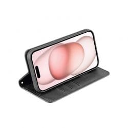 Housse portefeuille pour iPhone 16 Pro Max - Noir