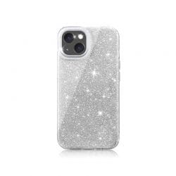 Coque strass Argent pour iPhone 16 Pro Max