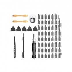 Kit Tournevis de Précision avec outils d\'ouverture et pince (145 en 1) JAKEMY photo 2