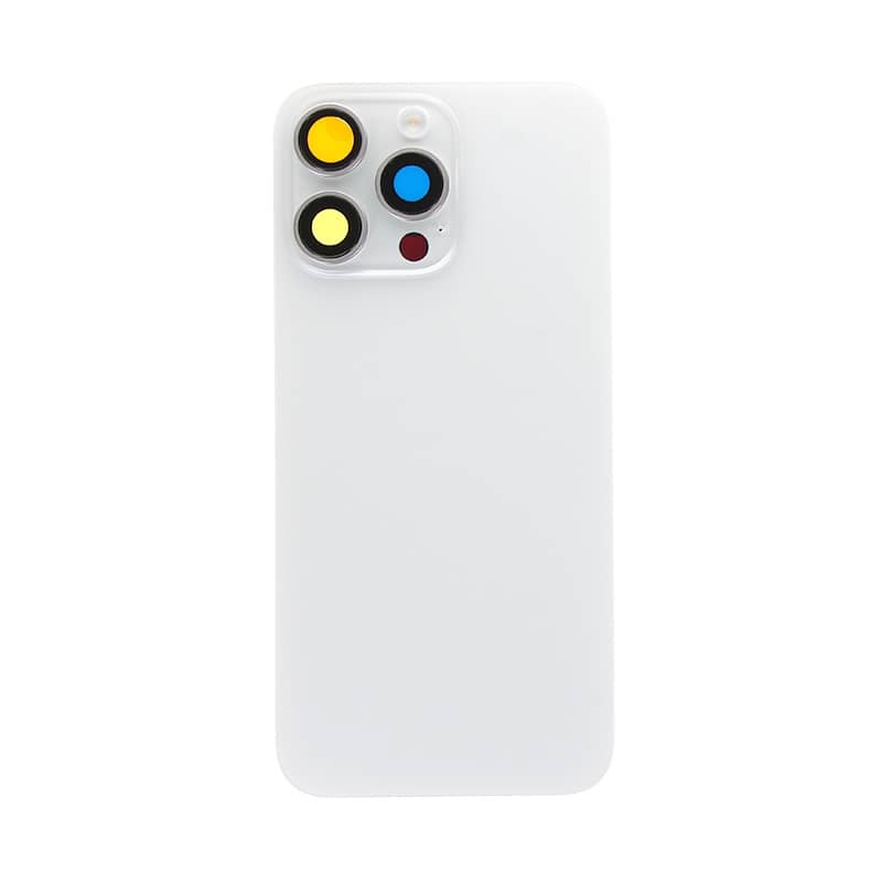 Vitre arrière blanche complète pour iPhone 15 Pro Max photo 1