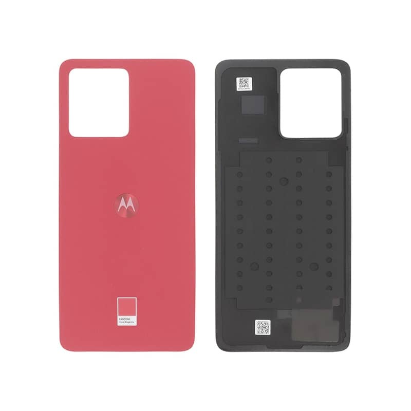 Vitre arrière Magenta d\'origine Motorola pour Moto G84 5G photo 1