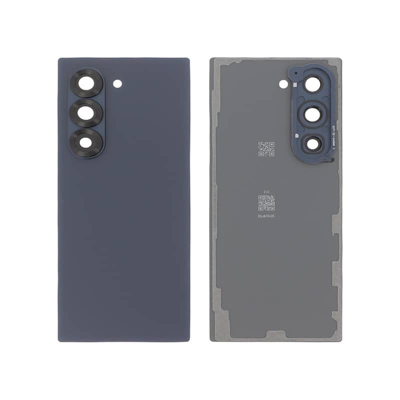 Vitre arrière Bleu Nuit compatible pour Samsung Galaxy Z Fold6 (F956B) photo 1