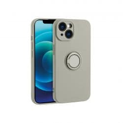 Coque avec anneau gris pour iPhone 11