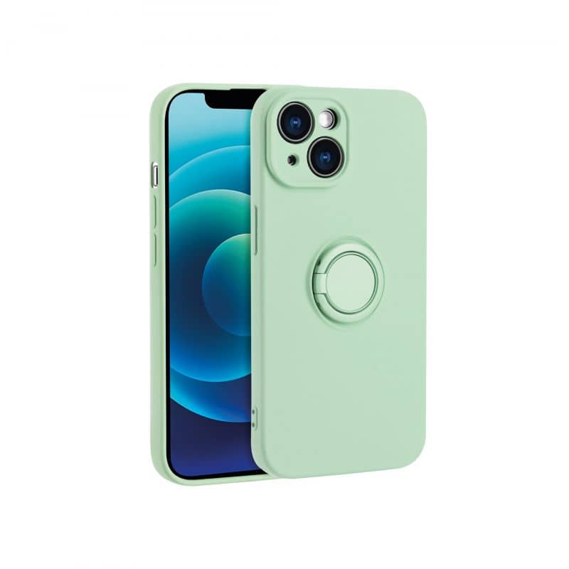 Coque avec anneau menthe pour iPhone 11