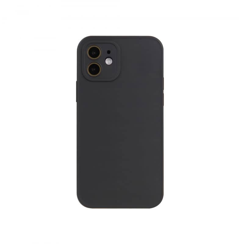 Coque TPU effet métal Noir pour iPhone 16