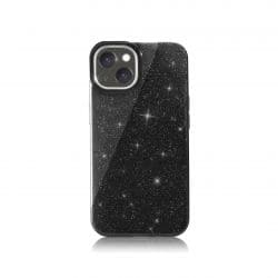 Coque Strass Noir pour iPhone 16 Plus