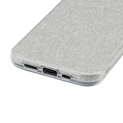 Coque Strass Argent pour Xiaomi Mi 11 Lite 4G