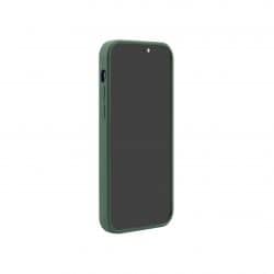 Coque silicone MagSafe Vert foncé pour iPhone 16