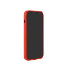 Coque silicone MagSafe Rouge pour iPhone 16