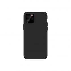 Housse silicone noir pour Samsung Galaxy S25 avec intérieur microfibres