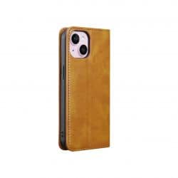 Etui portefeuille Marron pour Samsung Galaxy S25