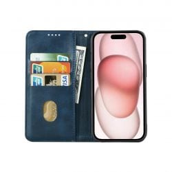 Etui portefeuille Bleu pour Samsung Galaxy S25