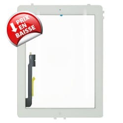 Vitre tactile Qualité premium pour iPad 4 blanche photo 2