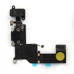 Connecteur de charge Noir, jack et micro iPhone 5S photo 2