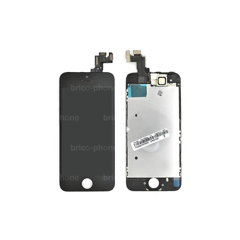 Ecran NOIR iPhone 5S RAPPORT QUALITE / PRIX pré-assemblé photo 2