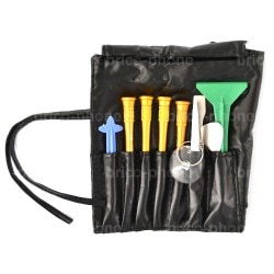 Pochette effet cuir 10 outils professionnels photo 2