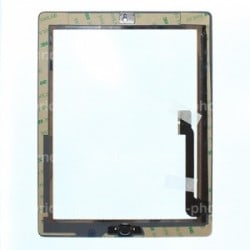 Vitre tactile noire prémontée pour iPad 4 qualité standard photo 3