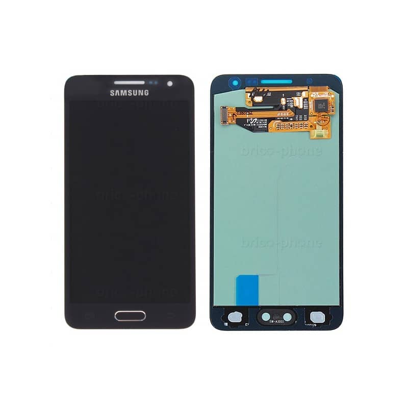 Bloc écran Noir Amoled avec vitre prémontée pour Samsung Galaxy A3 photo 2