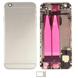 Coque arrière Silver pour iPhone 6 complète