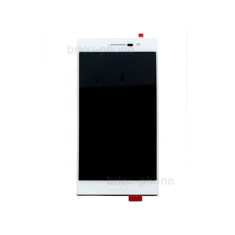 Ecran blanc avec vitre et LCD pour Huawei P7 photo 2