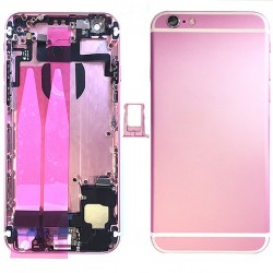 Coque arrière Rose pour iPhone 6 complète