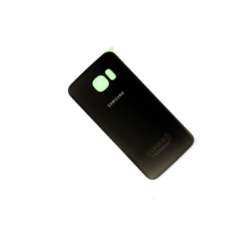 Vitre arrière NOIR COSMOS pour Samsung Galaxy S6 Edge photo 2