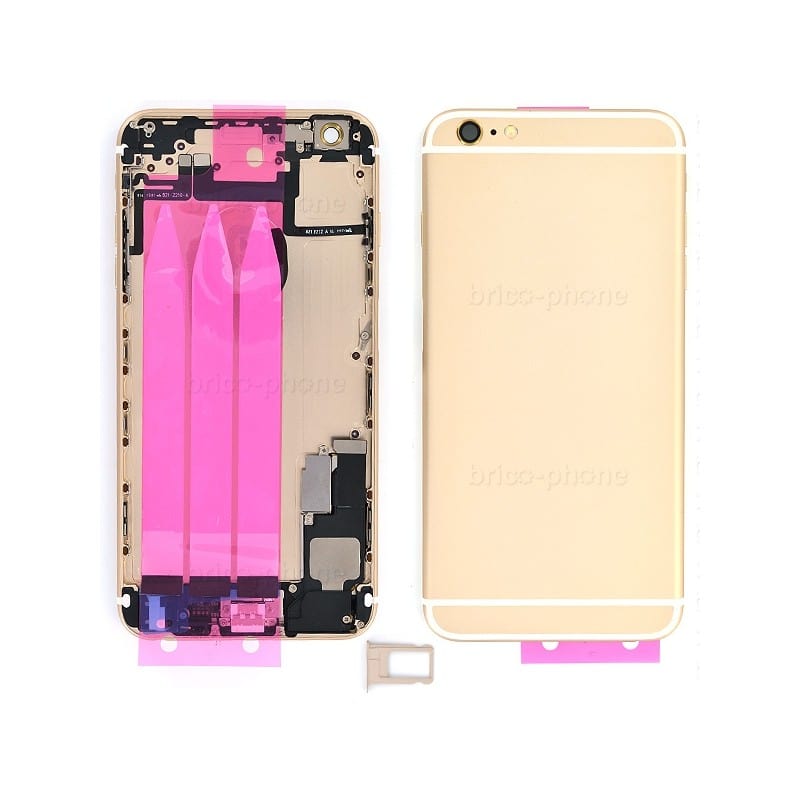 Coque arrière Gold pour iPhone 6 Plus complète photo 2