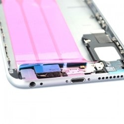 Coque arrière Silver pour iPhone 6S Plus complète photo 3