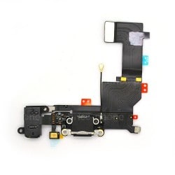 Connecteur de charge Noir avec jack et micro iPhone SE photo 2