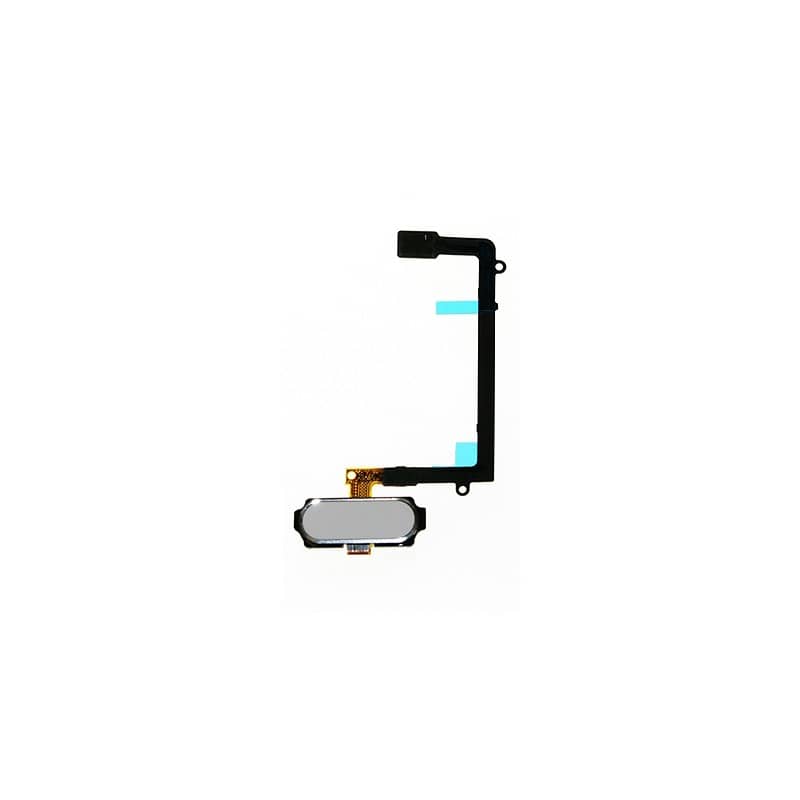 Bouton Home Blanc avec nappe pour Samsung Galaxy S6 Edge photo 2