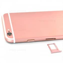 Coque arrière Rose pour iPhone 6S Plus complète photo 5