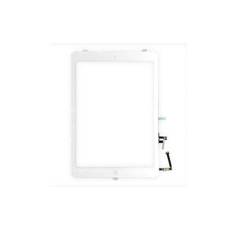 Vitre tactile complète PREMIUM pour iPad Air BLANCHE photo 2