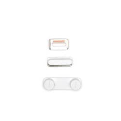 Lot de 3 boutons Bouton Power Mute et volume pour iPhone 5 Blanc photo 1