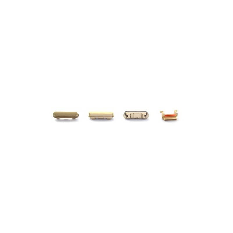 Lot de 4 boutons Gold pour iPhone 6 et 6 Plus photo 2