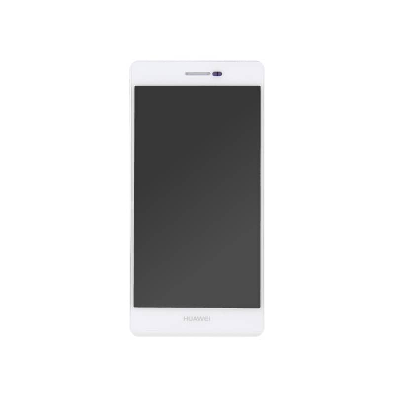 Bloc écran Blanc COMPLET prémonté sur châssis pour Huawei P7 photo 2