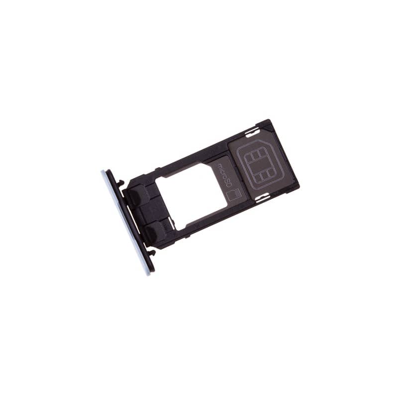  Rack  tiroir cartes  SIM et SD  Bleu pour Sony Xperia X 