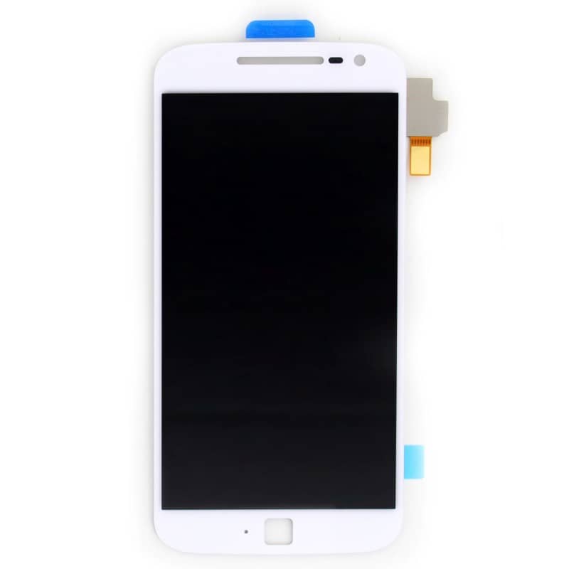 Ecran Blanc avec vitre et LCD pré assemblé pour Motorola Moto G4 Plus photo 2